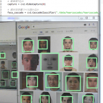 Python OpenCV 顔認証で画像保存
