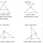 三角形の相似, 合同条件