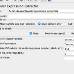 JMeter 正規表現で変数を扱う
