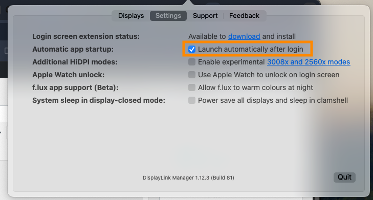 DisplayLink